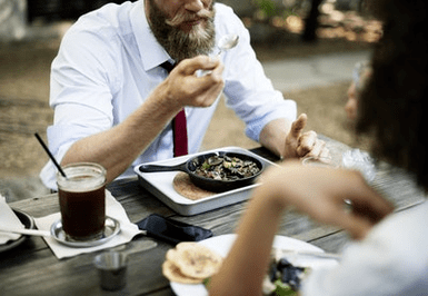 A man eats the right food for his potency